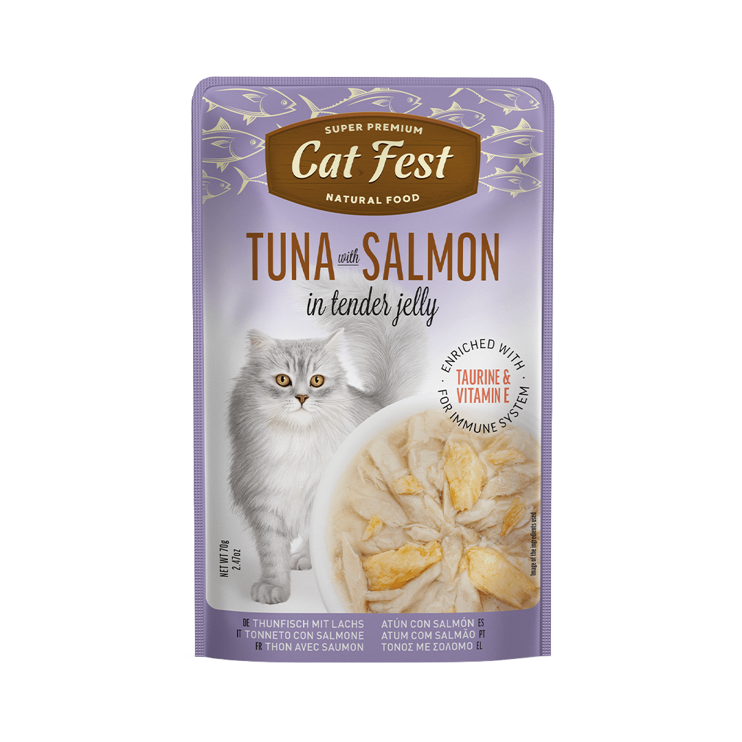CATFEST פאוץ לחתול טונה סלמון