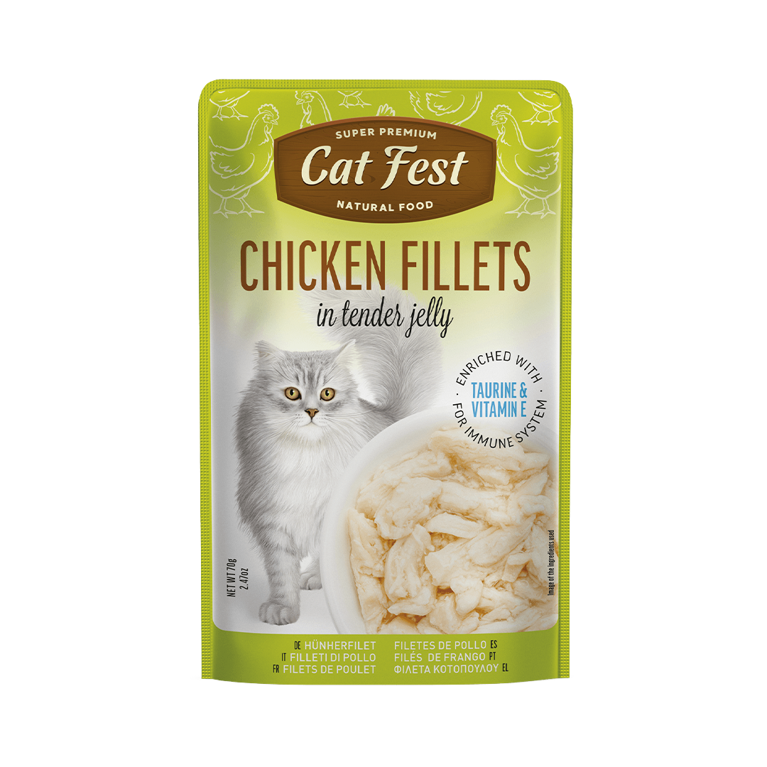 CATFEST פאוץ לחתול עוף