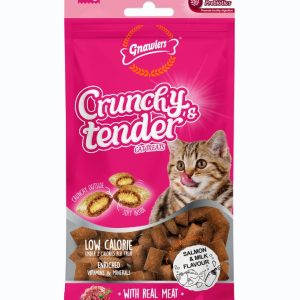 CRUNCHY חטיף כריות סלמון וחלב