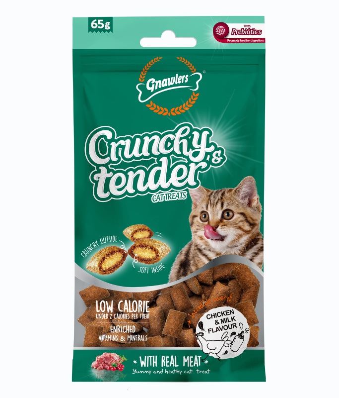 CRUNCHY חטיף כריות עוף חלב